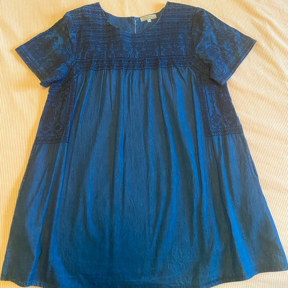 World Market 100% Cotton Embroider Tunic